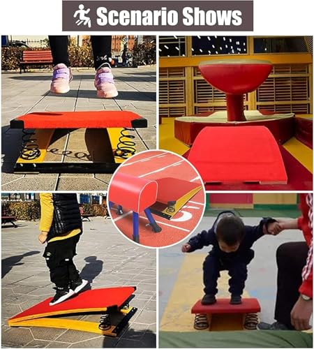 Tabla de salto para principiantes, estable y resistente al desgarro, ideal para salto infantil y entrenamiento de gimnasia