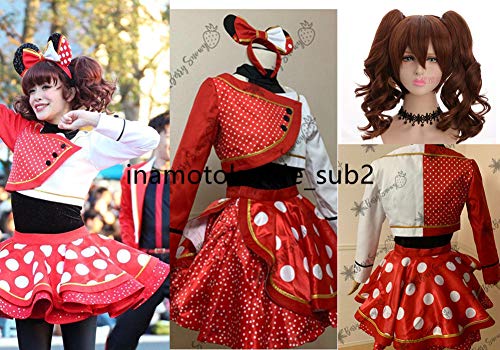 Amazon Co Jp マルユリヤ ディズニー女性 ダンサーさん ベリーミニー ベリミニ ファインダー越しのお姉さん コスプレ衣装 髪飾り 全セット ウィッグ 別売り ホビー