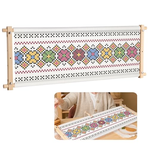 32.8 x 12 Inches Frames for Cross Stitch, Embroidery Scroll Wood ...