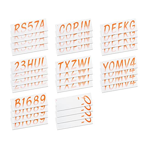 Image of STIFFIE Whipline Orange /White 3 inch Boat & PWC Registration Decals • Numbers Letters Stickers
