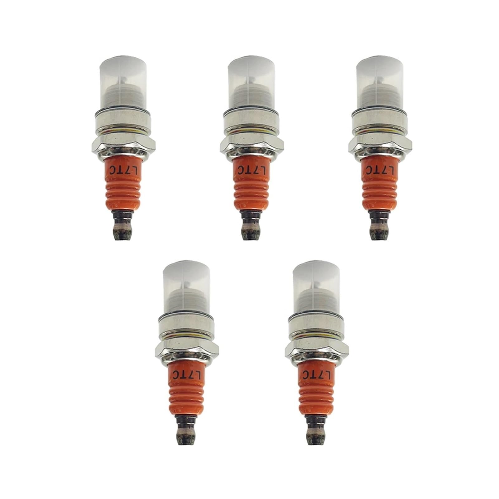 5 uds L7TC bujía Apta for BM6A BMR6A WS6E WS7E BPMR6A WS7F CJ7Y W20MU M6 M7 BPMR6A Motosierra de Dos Tiempos