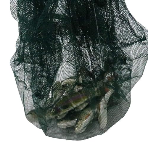 Image of Battalion Fishing Trap (20Holes) High Durable Nylon Net Trap | Portable & Foldable Ideal for Fish, Crab, Shrimps | Suitable for Lakes and Sea | Fish Trap | Cast Net with Extra Drag Line