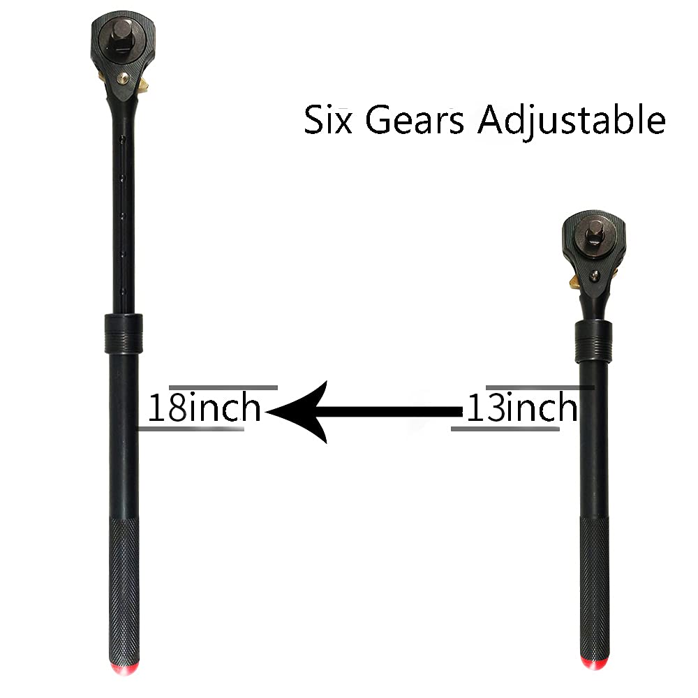 MacWork Telescopic Ratchet Handle - 1/2in & 3/8in -3 MacWork Telescopic Ratchet Handle - 1/2in & 3/8in -3