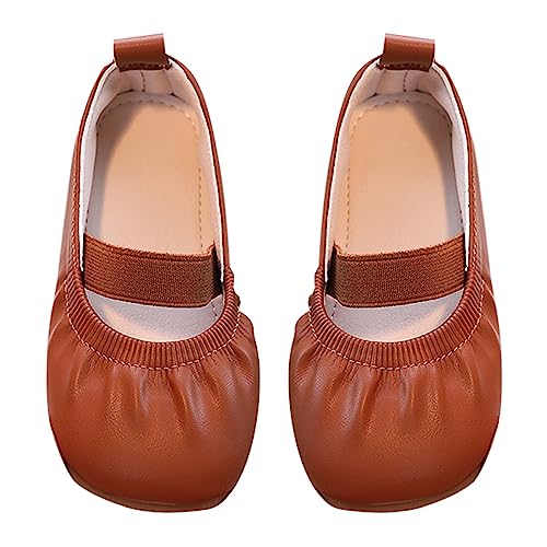 Toddler Flower Girl Dress Shoes Girl Party School Shoes Square Toe Ballerina Ballet Flats Wedding Girl Little Girl Shoes