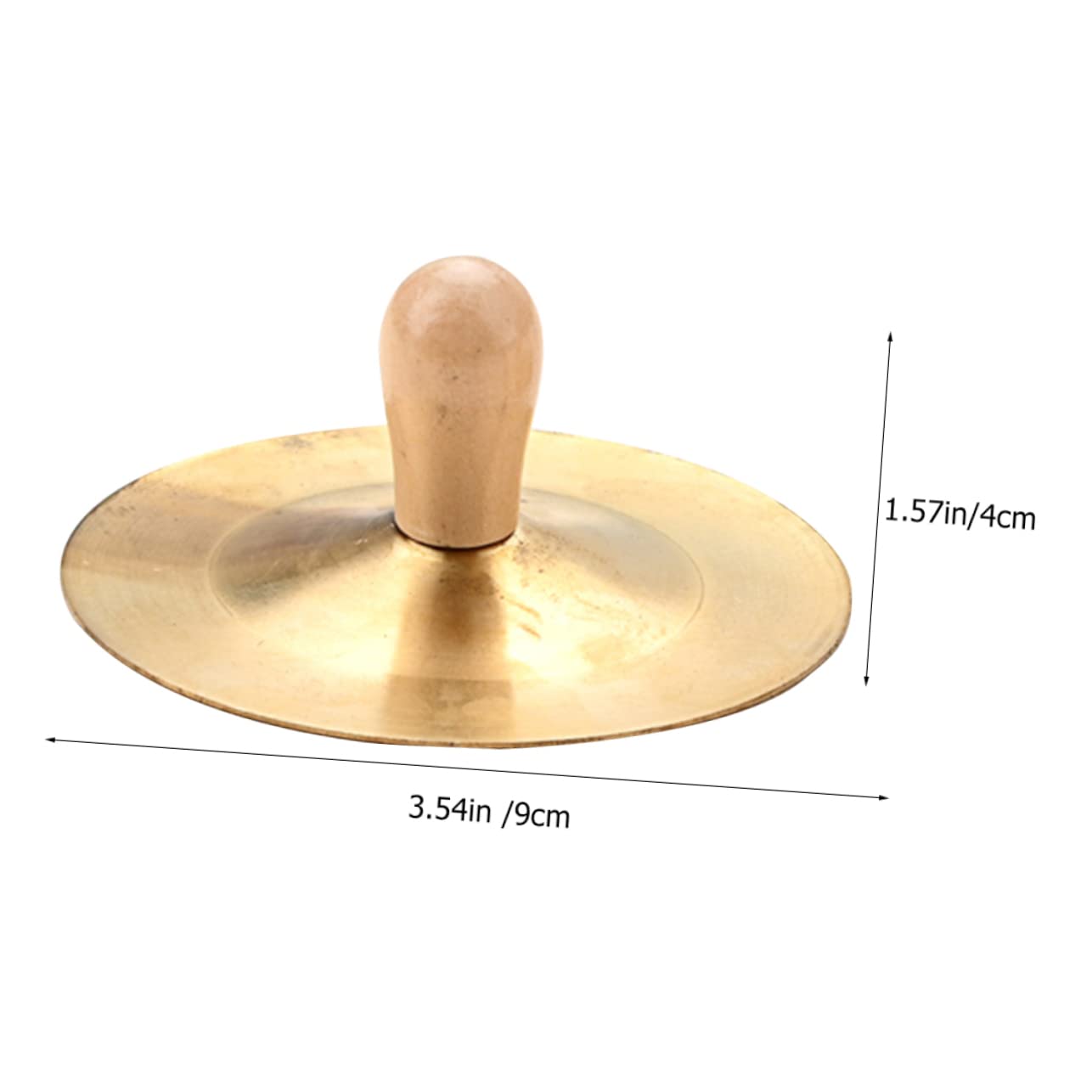 WHAMVOX 1Pair Small Finger Cymbals for Belly Dancing Metal Sound Durable Musical Instrument Easy to Use for Dancers and Performances