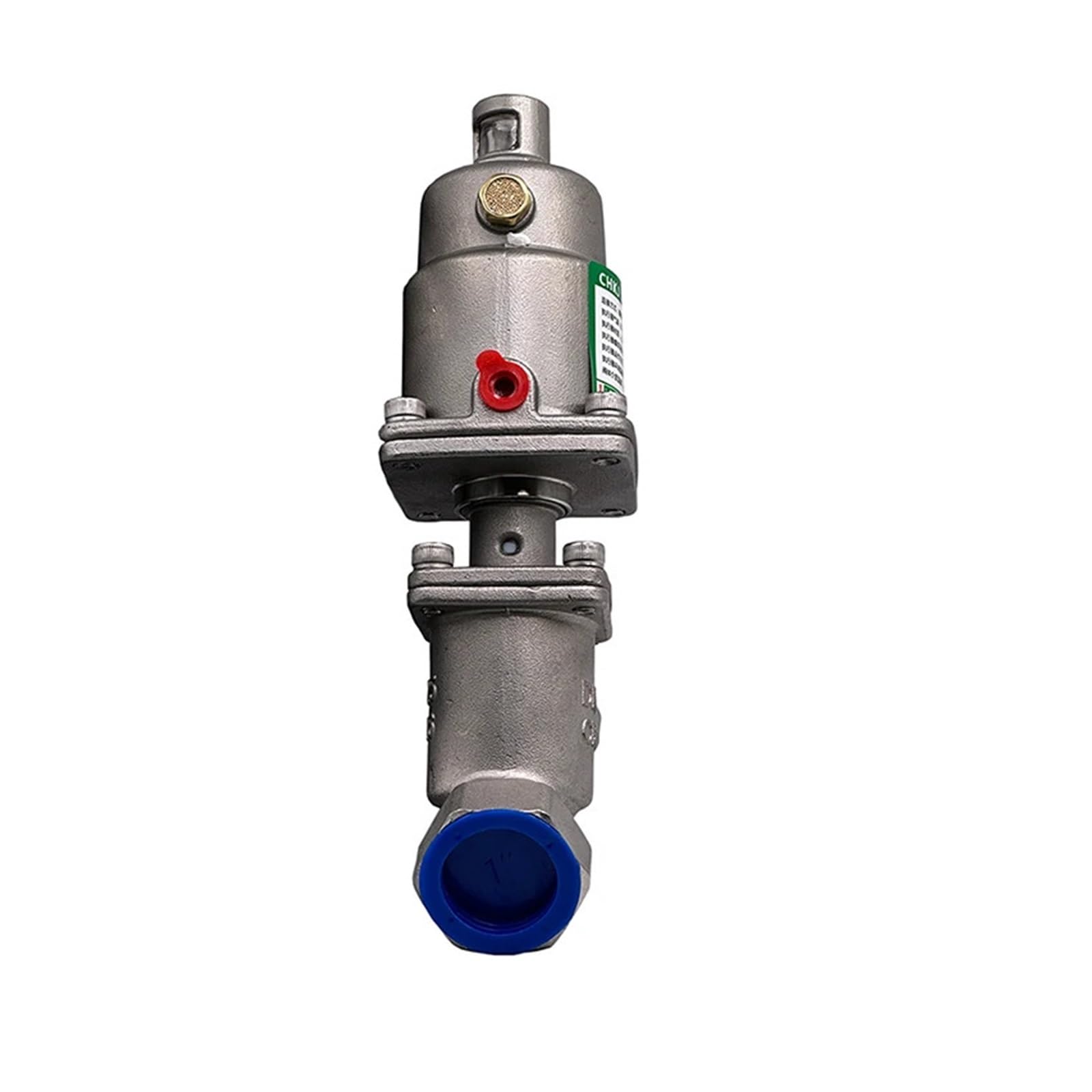 Siège pneumatique 16 bars double effet en inox 304 pour réguler la vapeur