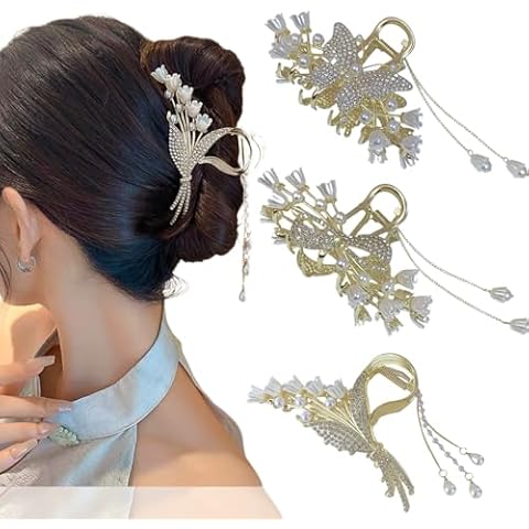 Ypkia Flower Butterfly Hair Clips Set Cover