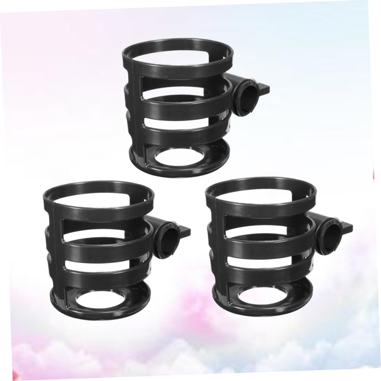 ifundom 9pezzi Portabottiglie Per Passeggini Da Portabicchieri Per Borracce e Bottiglie Facile Da Installare e Rimuovere Compatibile Con Carrozzine e Biciclette Design Ergonomico e Leggero