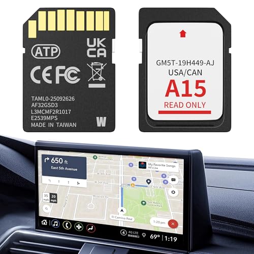 SYNC 3 Navigation Map Updates - 2016-2017 Ford & Lincoln 3 2026 Latest A15 Navigation SD Card Map Accessory for Ford Lincoln, F-150 Explorer Fusion Expedition Escape Edge MKC MKZ MKX Sync 2 Navigation SD Card Accessories Update USA/Canada Maps, GM5T-19H449-AJ