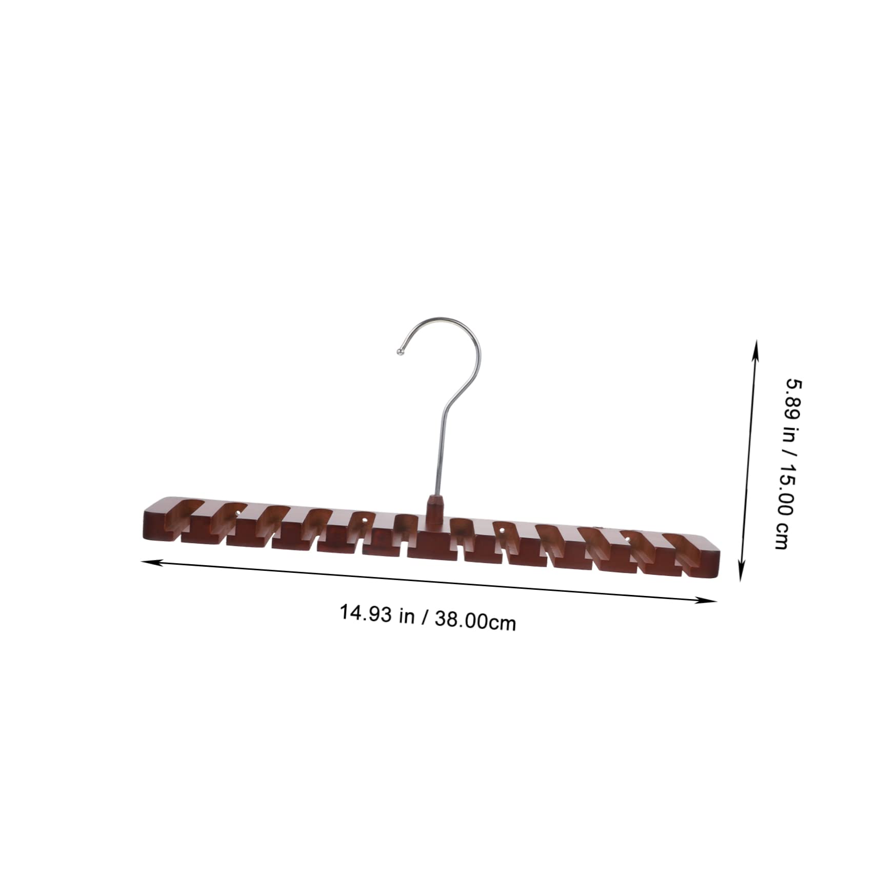 Happyyami 1Set Scarf Organizer Innovative Tie and Scarf Hanger for Closet Storage Space Saving Design Lightweight and for Scarves Ties and Accessories