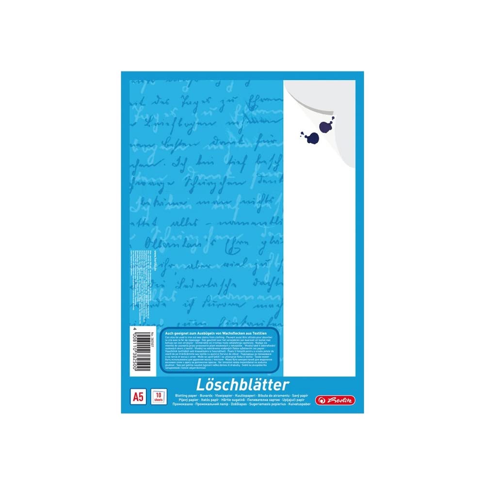 Herlitz 382507 Blotting Pad A5 10 Sheets 10 Pads