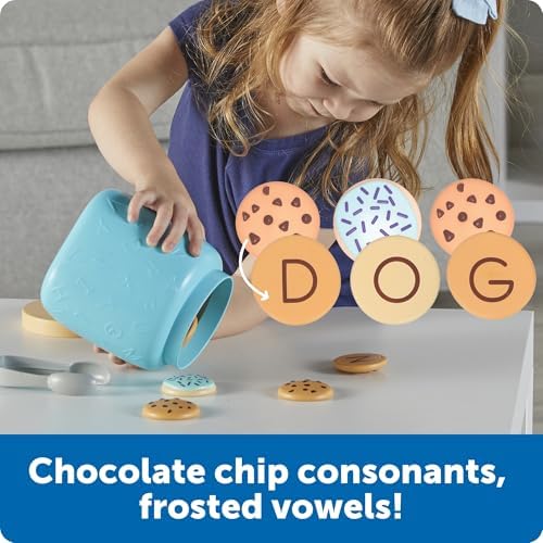 Learning Resources Alphabet Cookie Jar - ABC Toys for Kids, Alphabet Activities, Phonics Practice, Reading Practice, Language Development, Toddler Montessori Toys, Birthday Gifts for Boys and Girls - 2