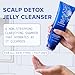 AAVRANI Scalp Detox Jelly Cleanser - Sulfate-Free Clarifying Shampoo - with Glycolic Acid & Vitamin E to Remove Build Up and Excess Oil - Color-Safe - Vegan - 8.4 Fl Oz