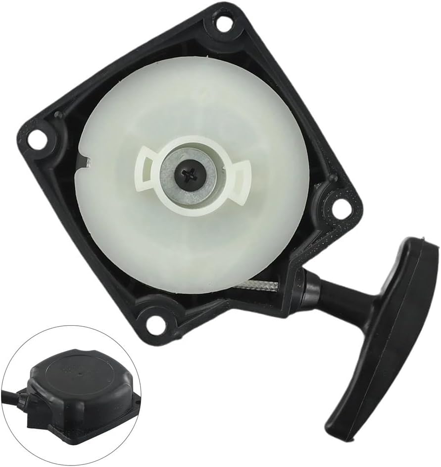 Replace Pull Start Starter Fit for 22.5cc-26cc 2-Stroke Brush Cutter Lawn Mowers Gardening Tools