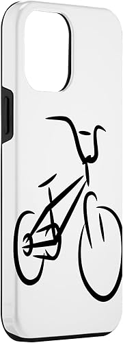 Vista 66 de iPhone 12 mini BMX Bike Drawing BMX Cyclist Bike Motocross Case