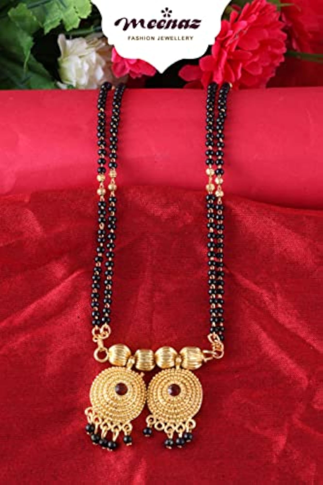 2 Pcs Traditional Vati Wati Mangalsutra for Women, South Indian Style