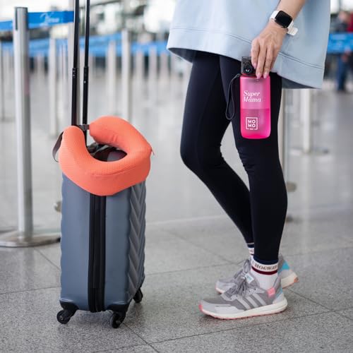 MOMO WAY Super Mama Drinking Bottle BPA-Free Tritan Water Bottle Gift for the Best Mum Mother's Day Gift Super Mama 600ml Pink - Image 4