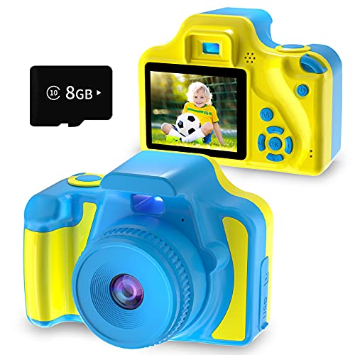 Ourlife Kids Camera for Boys Christmas Birthday Gifts Age 3-12, 1080P HD Digital Video Toddler Camera with MP3 Music Player, Portable Toys for 3 4 5 6 7 8 Year Old Boys with Extended TF Card-Blue Ourlife Kids Camera for Boys Christmas Birthday Gifts Age 3-12, 1080P HD Digital Video Toddler Camera with MP3 Music Player, Portable Toys for 3 4 5 6 7 8 Year Old Boys with Extended TF Card-Blue