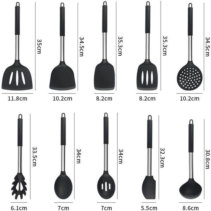 Kitchenware Cooking Spoons Spatulas Silicone Soup Leaky Tools