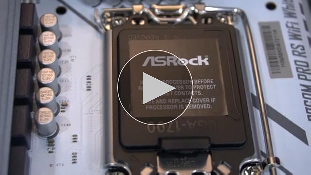 ASRock B760M Pro RS WiFi White Micro ATX Motherboard with DDR5.