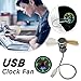 Imagen de Ventilador de reloj LED USB con reloj en tiempo real