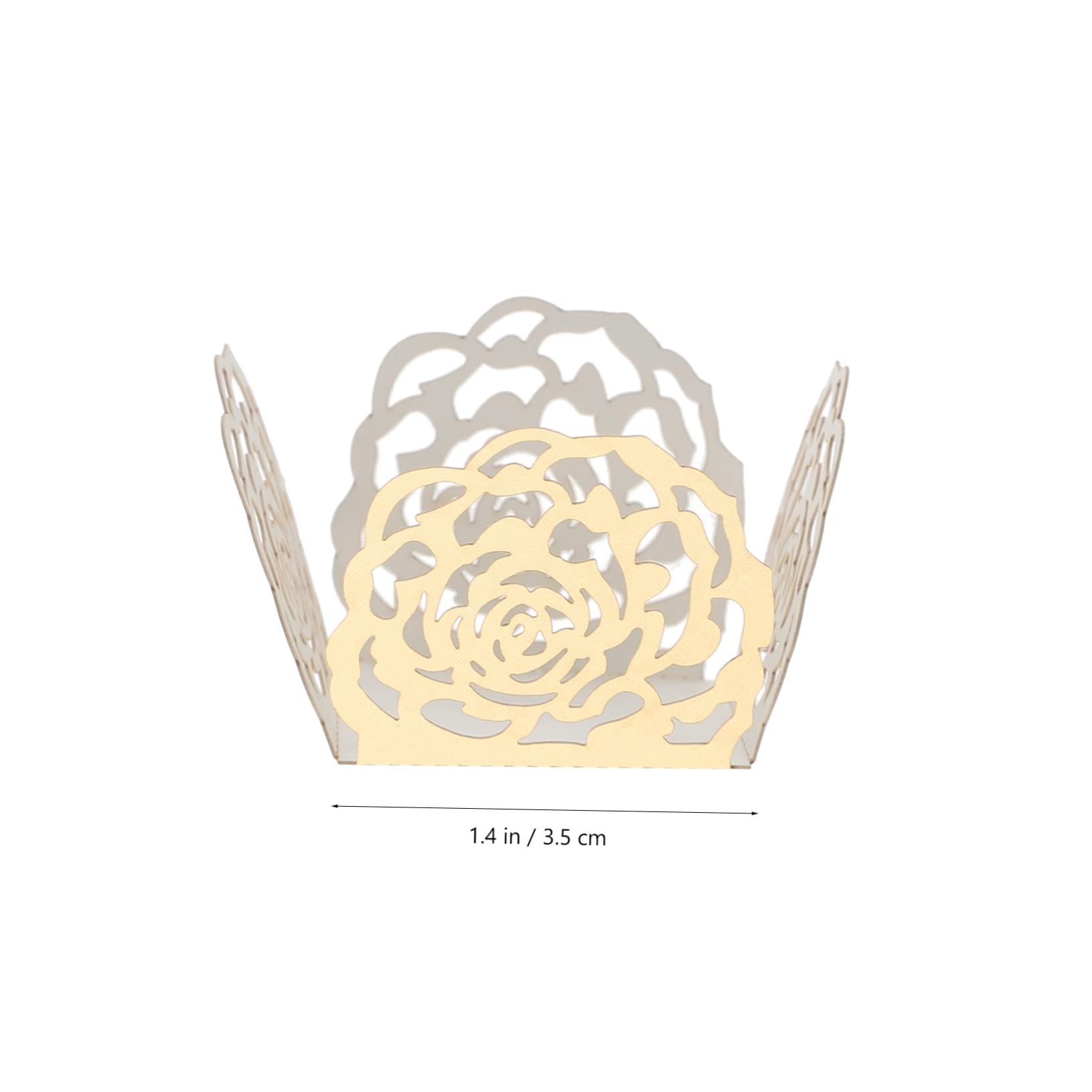 DECHOUS 200pièces Caissettes pour Bonbons Et avec Décorations Dentelle pour Mariages Et Fêtes Support pour Truffes Et Douceurs