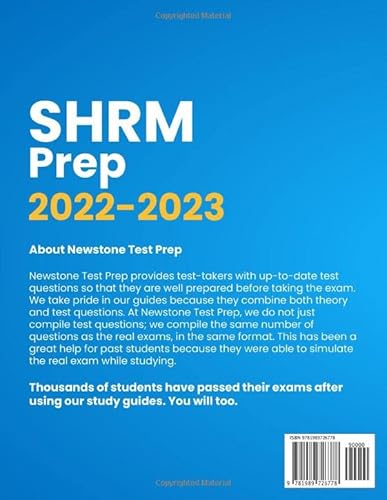 Shrm Prep 2022-2023: Cp And Scp Study Guide + 480 Test Questions And Detailed Answer Explanations For The Society For Human Resource Management Exams #TOP1