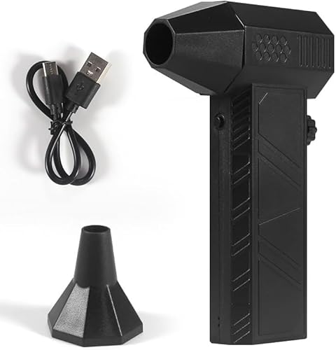 Nozuma ジェットブロワー 130000RPM 高回転 ポータブルタイプ 急速充電 8000mAh 速度調整可能電動ドライブロワーファン 車・コンピューター・キーボード清掃 屋外用対応