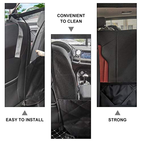 POPETPOP Barreira Pet CÃ£o Carro Rede Barreira 14. 7 X 26. 7 Polegadas Auto Safety Mesh Mesh Do Asse