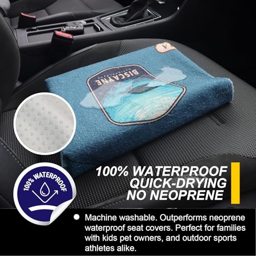 Image of Back Seat Cover for Car Trucks Van SUV Jeep,Waterproof Rear Bench Towel Seat Covers for Dogs and Kids,Automotive Backseat Protector (National Parks)