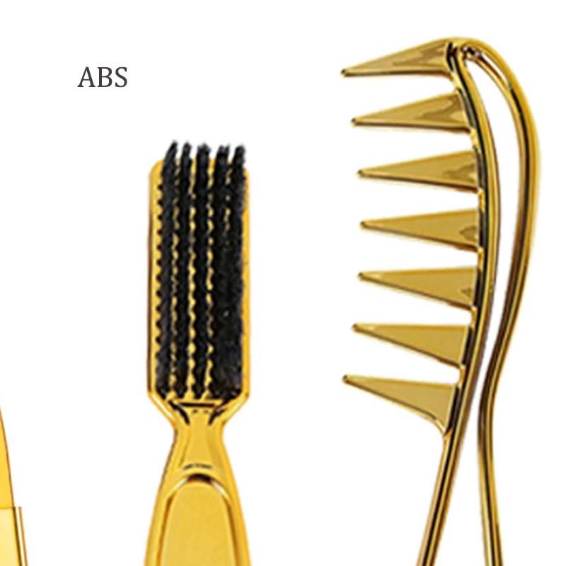 Men's Stylish Stainless Steel Manual Shaving Set in Gold Color