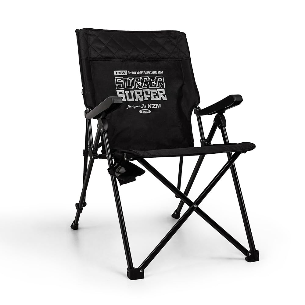Amazon.co.jp: KZM NEW サーフチェア ブラック 耐荷重100kg