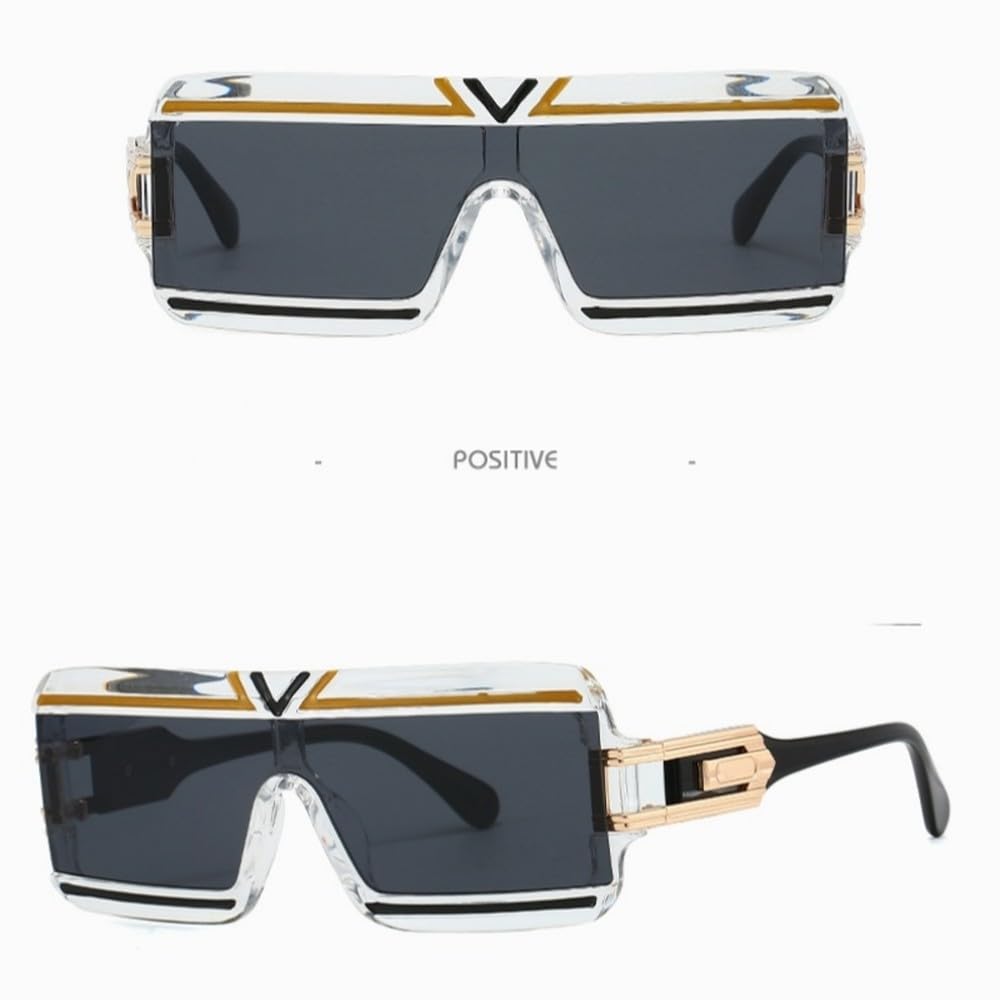 Modne, popularne, kwadratowe, nowoczesne okulary przeciwsłoneczne męskie, czarne, retro, w stylu ulicznym, damskie, męskie, okulary przeciwsłoneczne, UV400