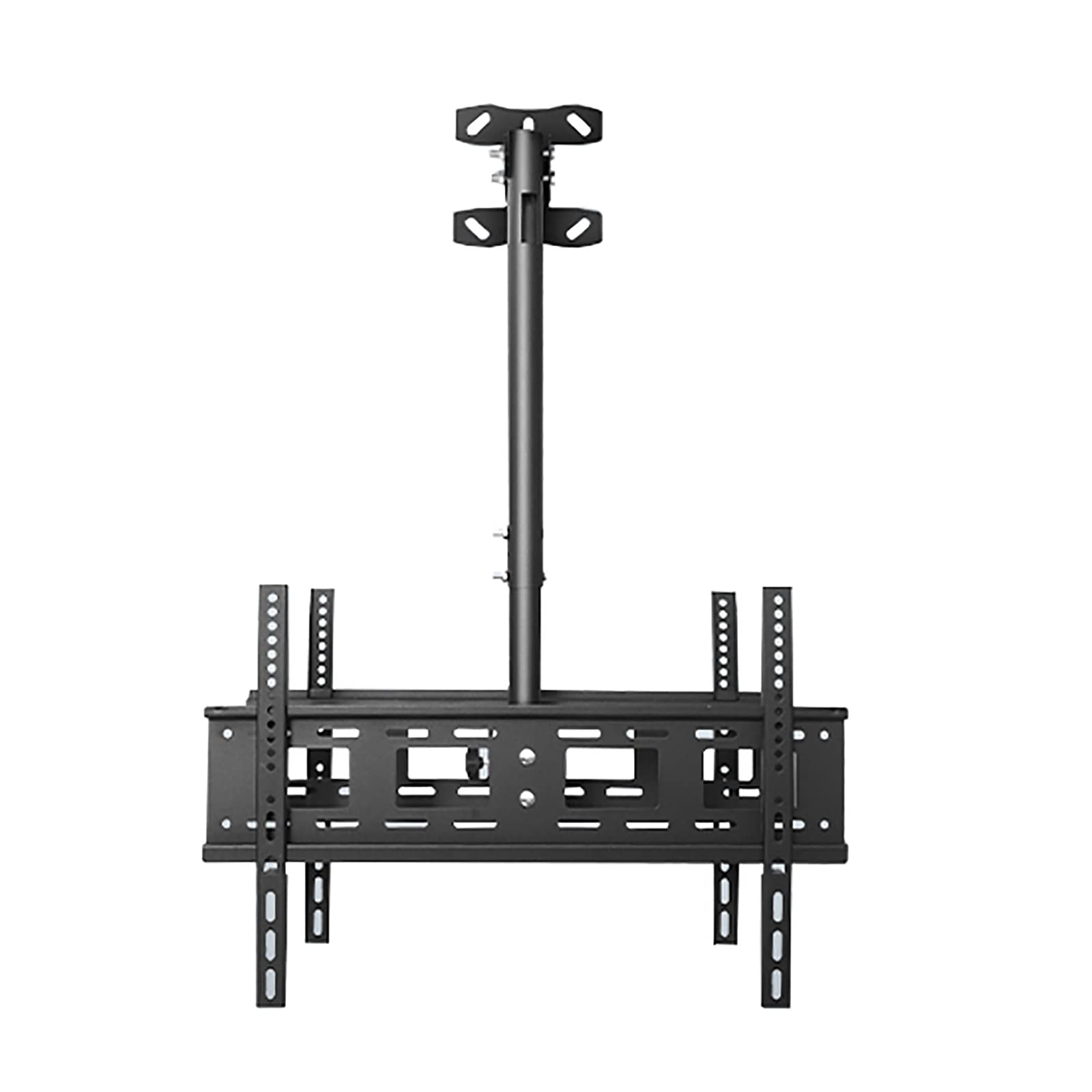 Support TV et support mural, support pivotant et inclinable réglable pour double écran, s'adapte à la plupart des écrans LED de 32 à 60", support de plafond, design robuste