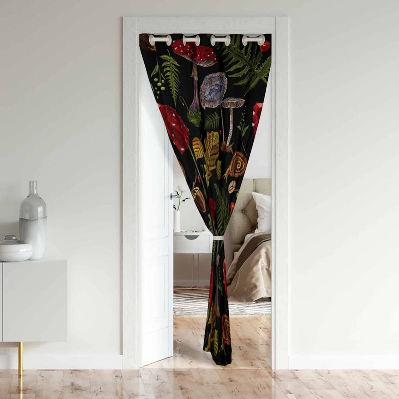 Loussiesd Mushroom Doorway Curtain Privacy - Image 2