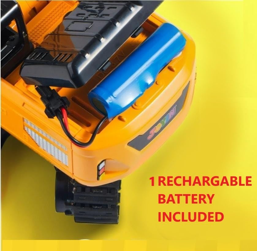 Image of HALO NATION 6-Channel Remote Control Excavator RC Excavator RC Engineering Truck Rechargeable Truck Toy with 360 Rotation & Moving Shovel