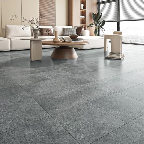 FunStick 30 Pcs Peel and Stick Floor Tile Waterproof Slate