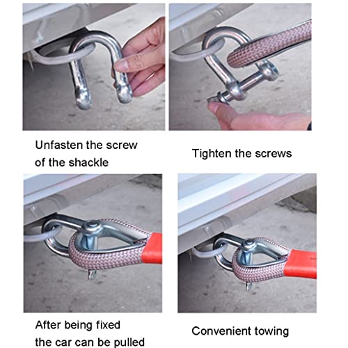 Ceinture de remorquage pour sortir un SUV de la boue - 5