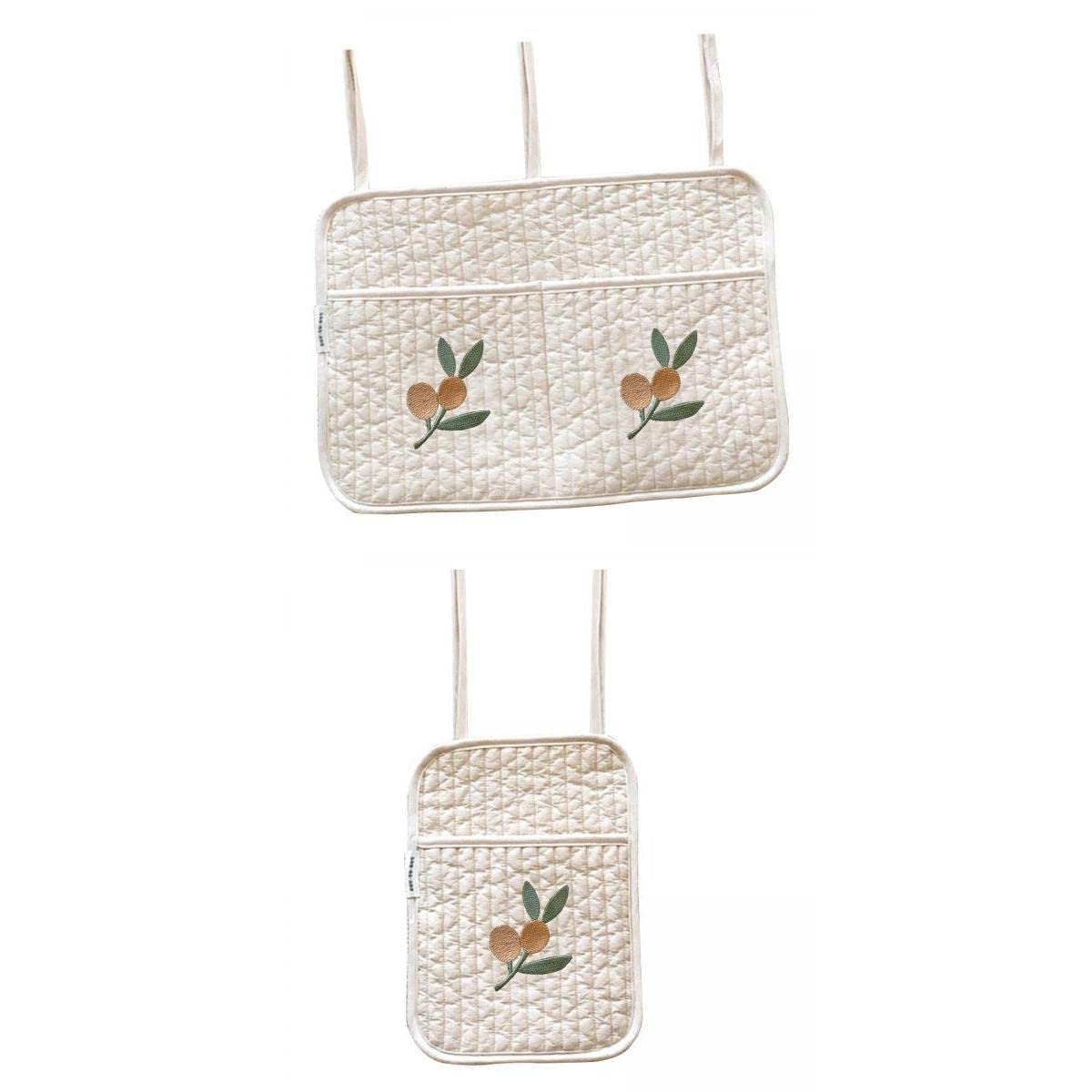 FABLOFT® 2X Baby Diaper Bags Hanging Storage Pouches for Storage Bibs Hanging Diaper-image-31