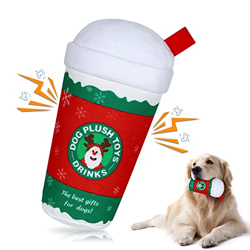 coprisin SANCARDY HLXFF3 Christmas Dog Toys for Medium Dog - Tough Plush Squeaky Large & Small Dog Toys - Durable Stuffed Animals Puppy Toys - Funny Cute Dog Gifts for Dog Birthday