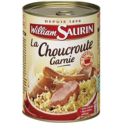 WILLIAM SAURIN - Choucroute Garnie 400G - ( Lot De 4 )