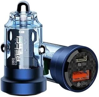 شاحن جورني RCC-N17 من ريشي بقدرة 51 وات بتقنية GaN متعدد المنافذ ومتعدد الاستخدامات – أزرق