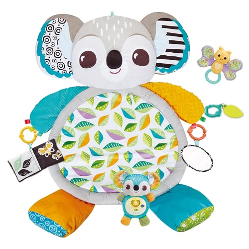 VTech Baby Koala-Spieldecke – Mit Musik, verschiedenen Texturen und abnehmbarem Spielzeug – Interaktive, waschbare Sensorik-Spielmatte – Für Babys von 0-24 Monaten