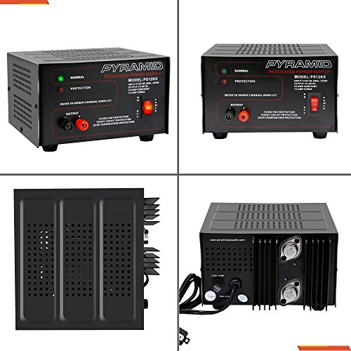 Pyramid Bench Power Supply | AC-to-DC Power Converter | 10 Amp Power Supply (PS12KX)2