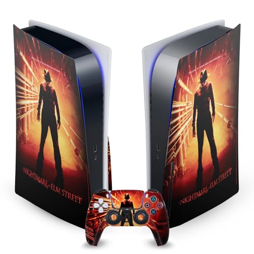 Skin PS5 Disc et Manette A Nightmare on Elm Street Autocollant Vinyle Freddy