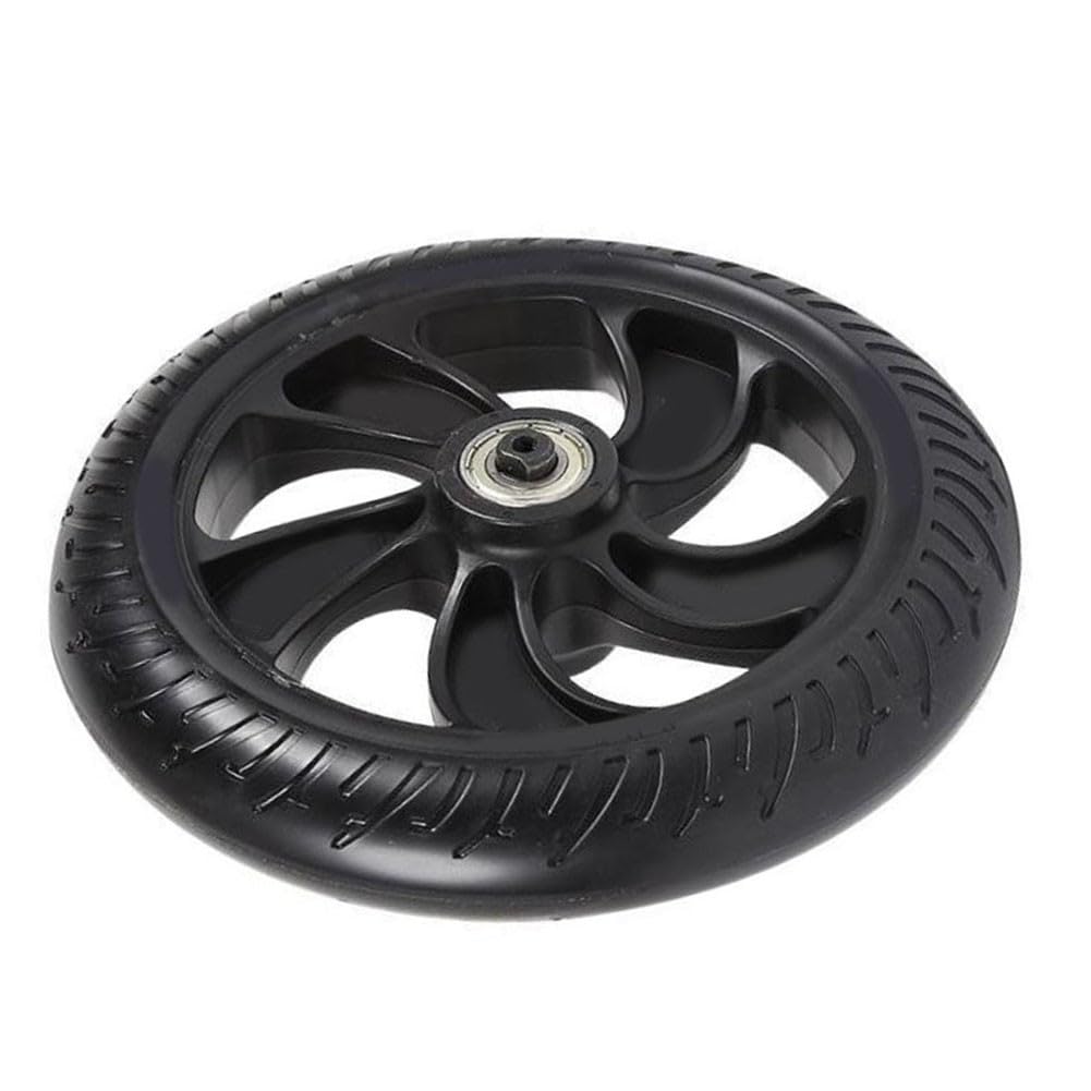 Roue arrière de rechange pour scooter électrique, pneu de scooter de 20,3 cm pour Kugoo S1 et S3, matériau PU, roulement de moyeu, noir