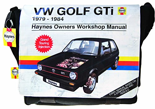 Besace VW Golf GTi Messenger Bag vintage sac bandoulière Haynes homme