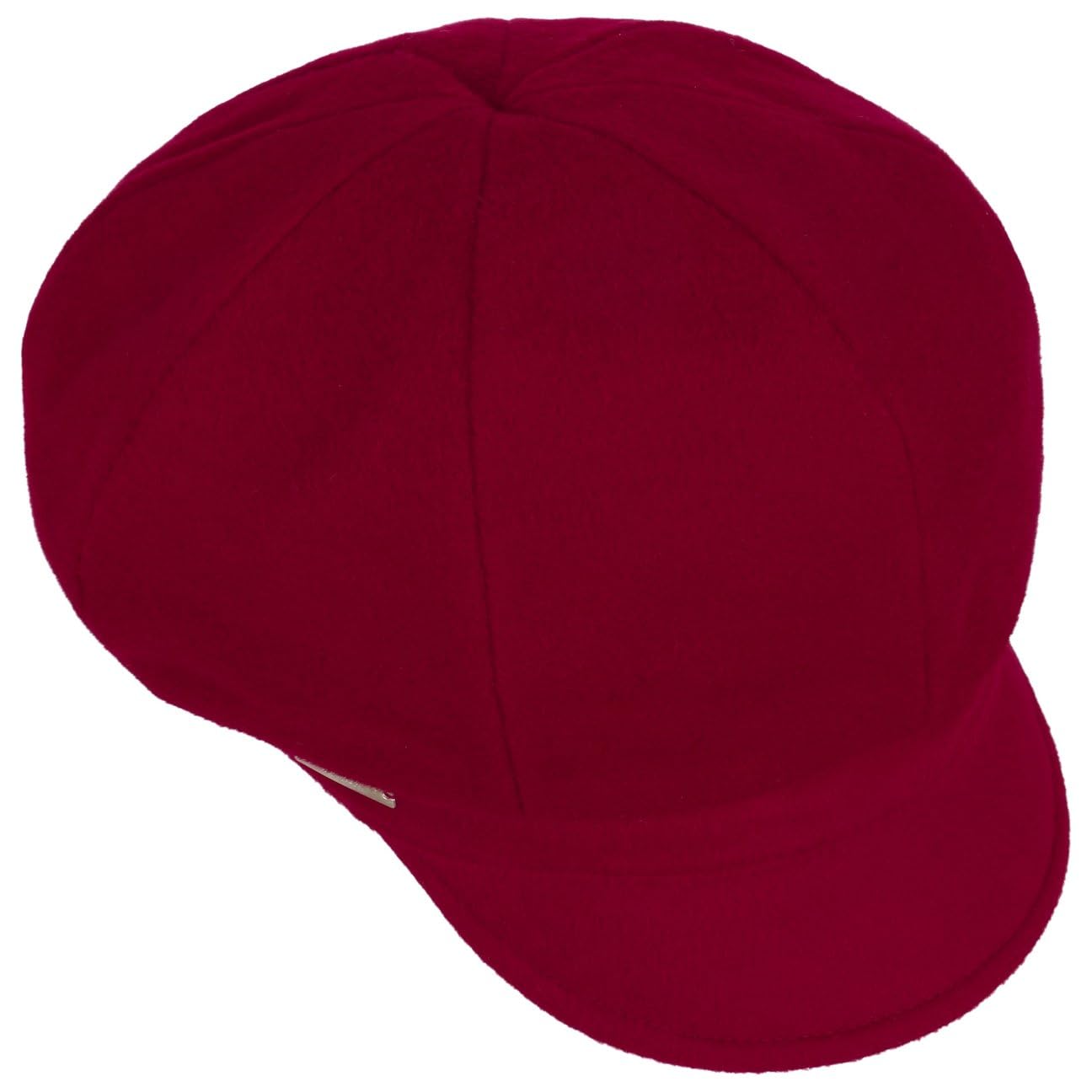 Seeberger Wolena czapka balonowa z daszkiem Newsboy Cap damska – z daszkiem, podszewką, daszkiem, na jesień, zimę, jesień i zimę