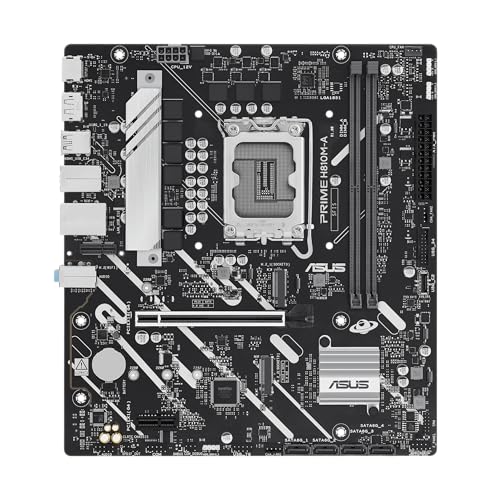 Image of ASUS Prime H810M-A-CSM Intel H810 LGA 1851 mATX Motherboard, 6+1+1+1 Discrete MOS, DDR5, PCIe 4.0, 2xM.2 Slots, Intel 1Gb Ethernet, DisplayPort, HDMI, USB 10Gbps, Front USB 5Gbps Type-C
