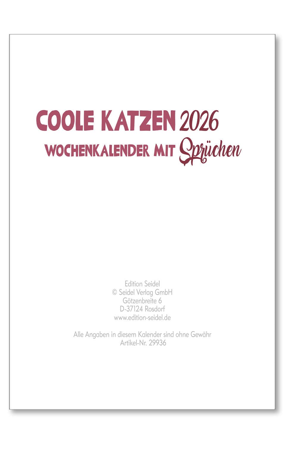 Simon's Cat Weekkalender 2023 Kopen